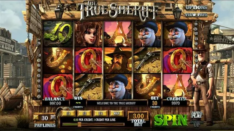 The True Sheriff BetSoft Slot Game released in   - Multi Level
