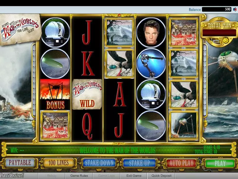 The War of the Worlds bwin.party Slot Game released in   - Second Screen Game