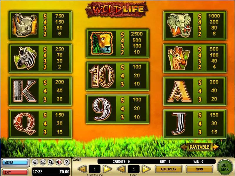 The Wild Life GTECH Slot Game released in   - Free Spins