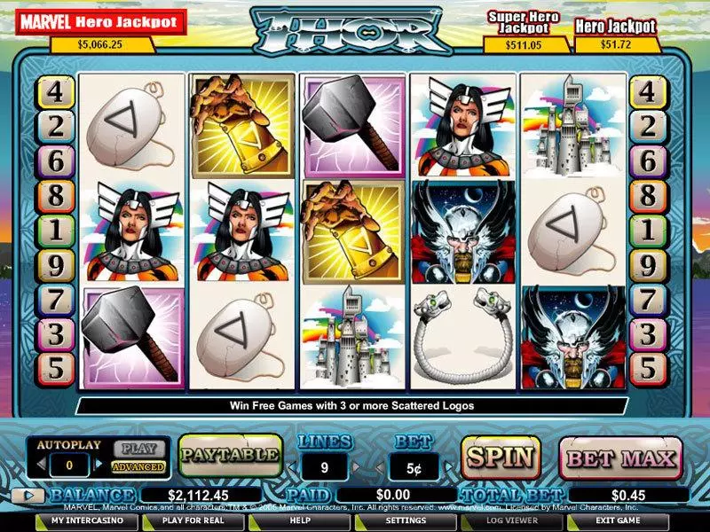 Thor CryptoLogic Slot Game released in   - Free Spins