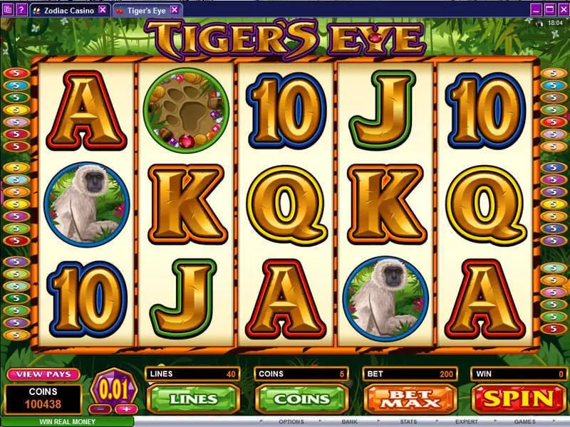 Tiger's Eye Microgaming Slot Game released in   - Free Spins