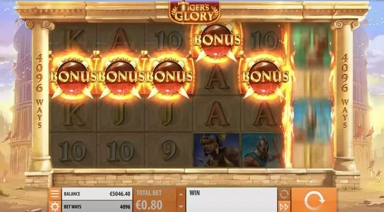 Tiger's Glory Quickspin Slot Game released in November 2018 - Free Spins