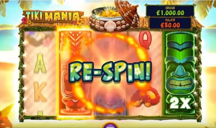 Tiki Mania Microgaming Slot Game released in November 2019 - Re-Spin