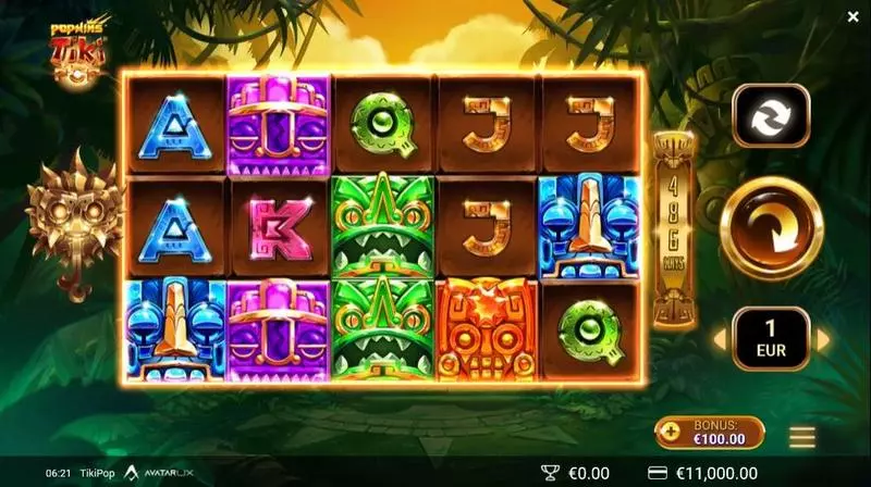 TikiPop AvatarUX Slot Game released in February 2020 - Free Spins