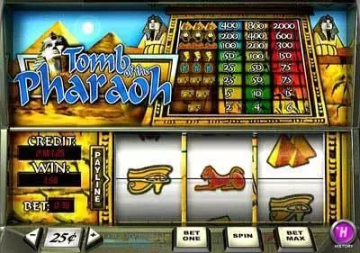 Tomb Of The Pharaoh PlayTech Slot Game released in   - 