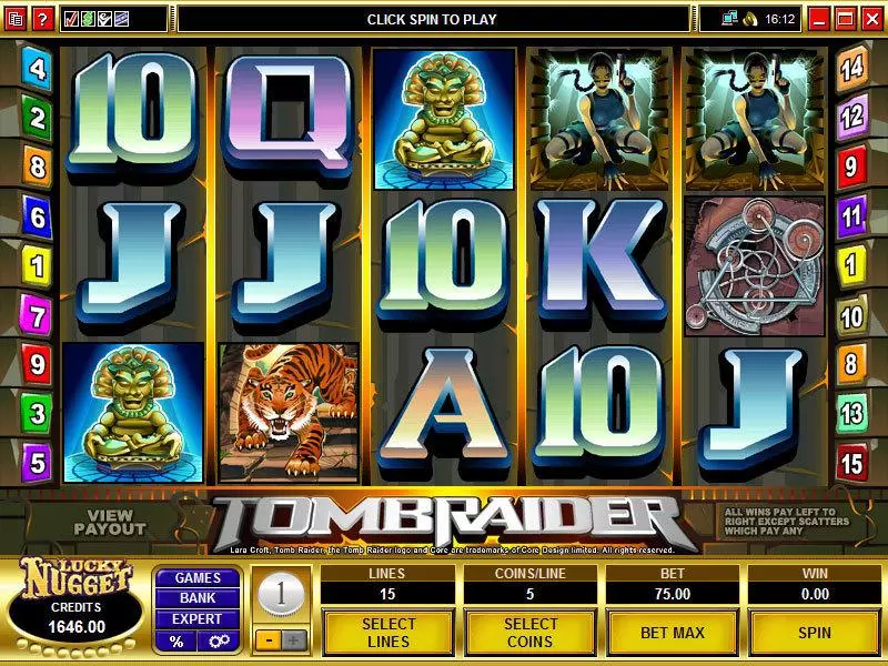 Tomb Raider Microgaming Slot Game released in   - Free Spins