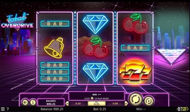 Total Overdrive BetSoft Slot Game released in January 2020 - Sticky Multiplier
