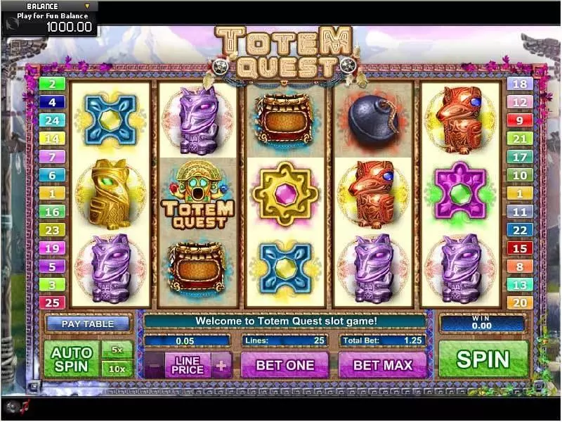 Totem Quest GamesOS Slot Game released in   - Free Spins
