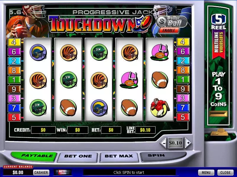 Touchdown PlayTech Slot Game released in   - Second Screen Game