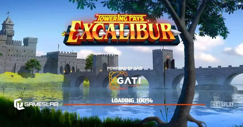 Towering Pays Excalibur ReelPlay Slot Game released in February 2023 - Hold and Respin