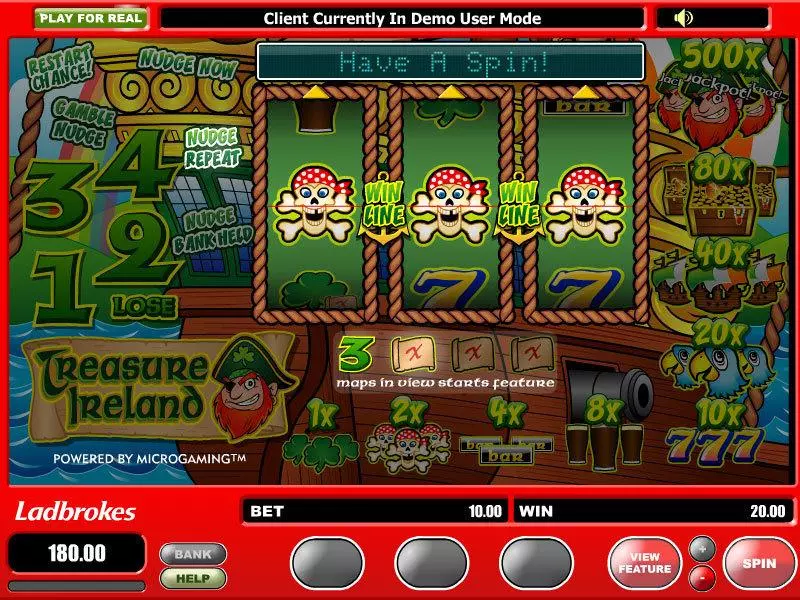 Treasure Ireland Microgaming Slot Game released in   - Second Screen Game