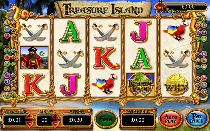 Treasure Island Inspired Slot Game released in   - Pick a Box