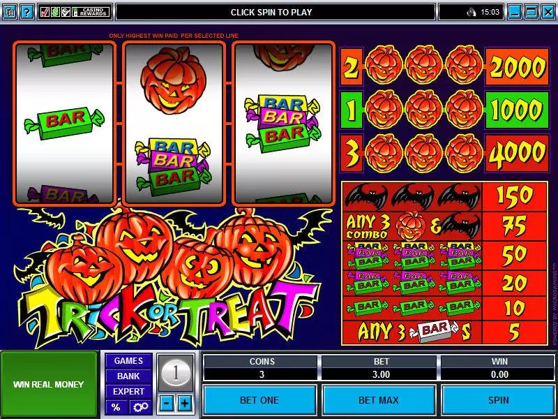 Trick or Treat Microgaming Slot Game released in   - 