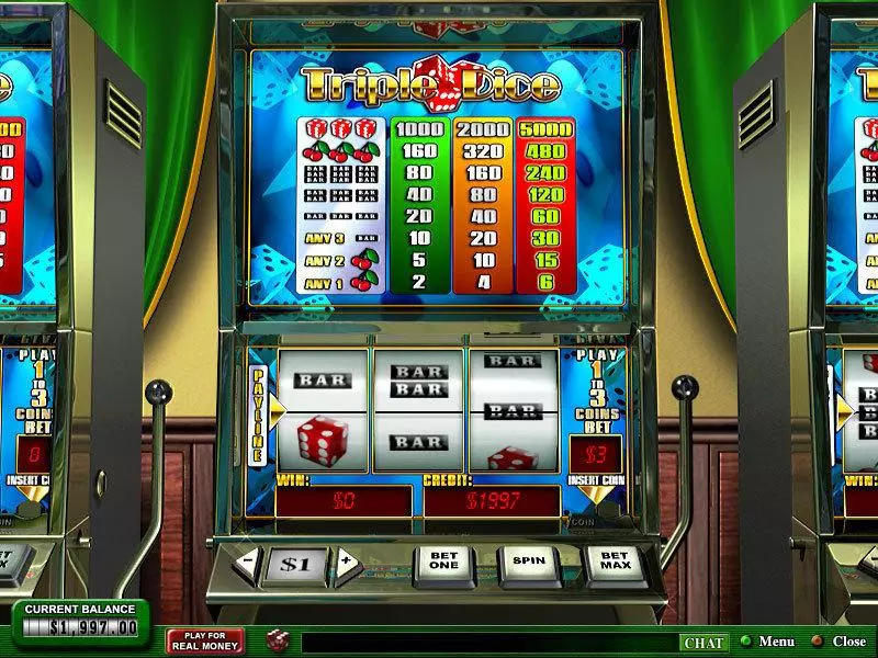 Triple Dice PlayTech Slot Game released in   - 