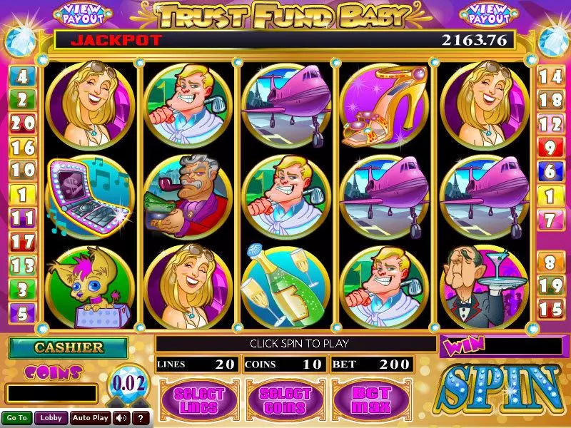 Trust Fund Baby Wizard Gaming Slot Game released in   - 