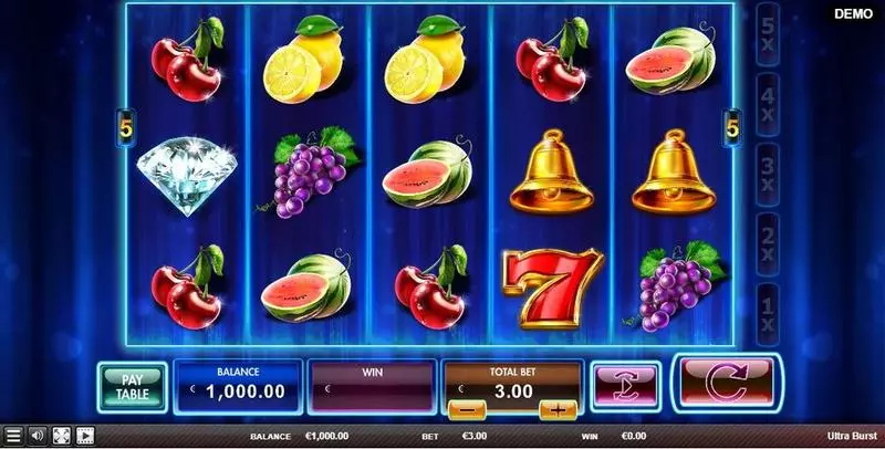 Ultra Burst Red Rake Gaming Slot Game released in May 2020 - Re-Spin