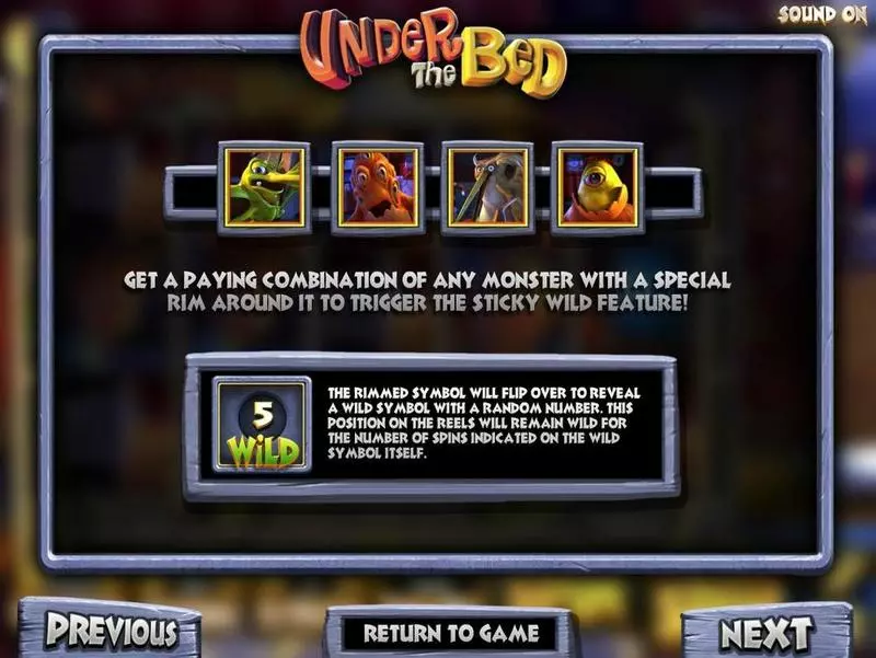 Under The Bed BetSoft Slot Game released in   - Free Spins
