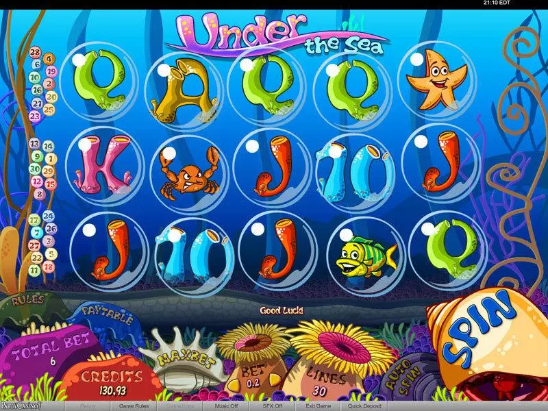 Under the Sea bwin.party Slot Game released in   - Free Spins