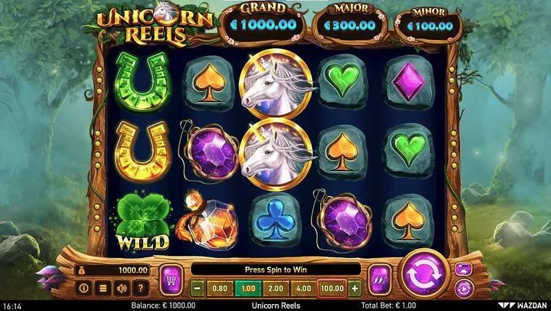 Unicorn Reels Wazdan Slot Game released in January 2021 - Buy Feature