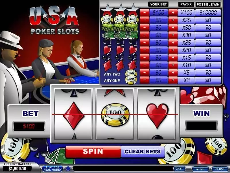 USA Poker PlayTech Slot Game released in   - 