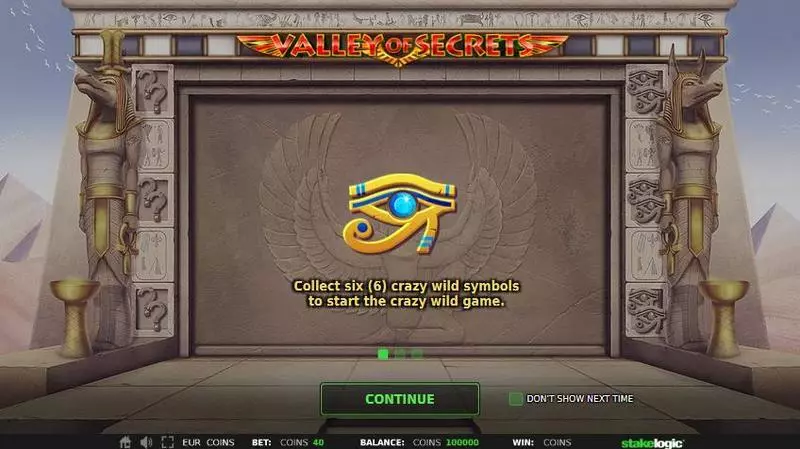 Valley of Secrets StakeLogic Slot Game released in September 2019 - Re-Spin