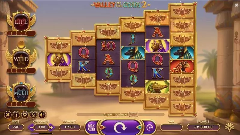 Valley of the Gods 2 Yggdrasil Slot Game released in September 2020 - Wild Reels