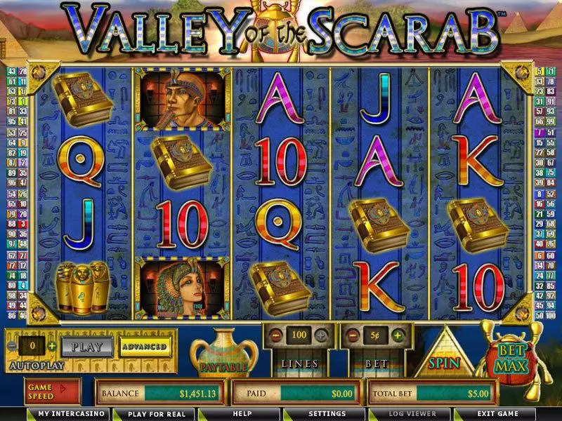 Valley of the Scarab Amaya Slot Game released in   - Free Spins