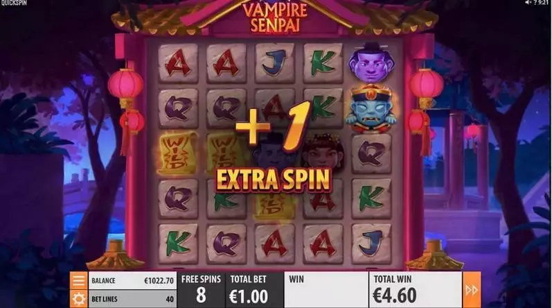 Vampire Senpai Quickspin Slot Game released in July 2020 - Free Spins