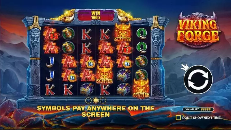 Viking Forge Pragmatic Play Slot Game released in October 2023 - Buy Free Spins