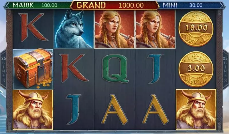 Vikings Fortune: Hold and Win Playson Slot Game released in March 2019 - Free Spins