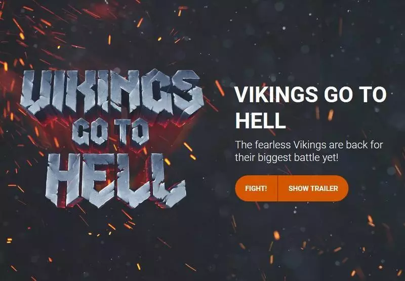 Vikings go to Hell Yggdrasil Slot Game released in May 2018 - Second Screen Game