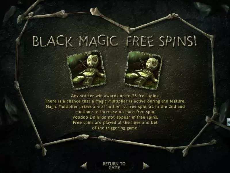 Voodoo Magic RTG Slot Game released in October 2014 - Free Spins