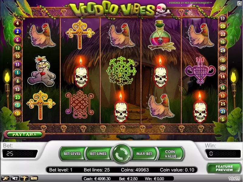 Voodoo Vibes NetEnt Slot Game released in   - Free Spins