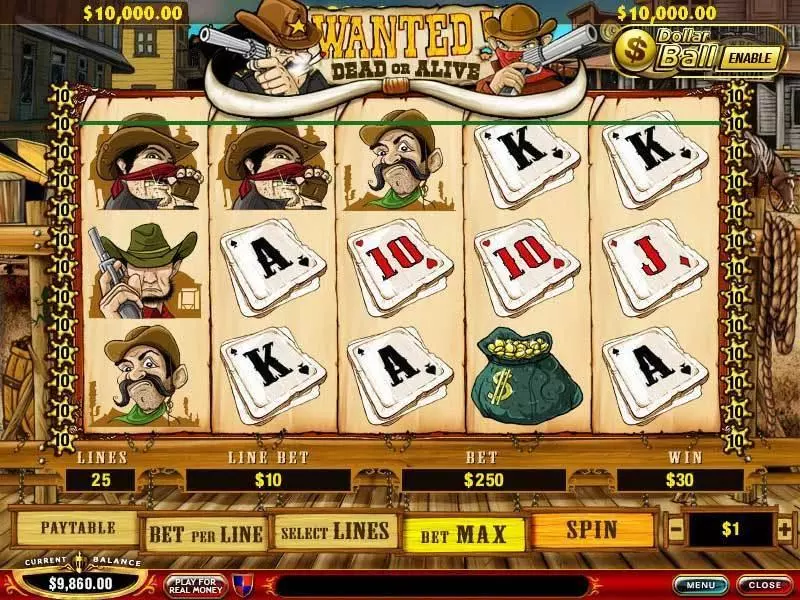 Wanted Dead or Alive PlayTech Slot Game released in   - Second Screen Game