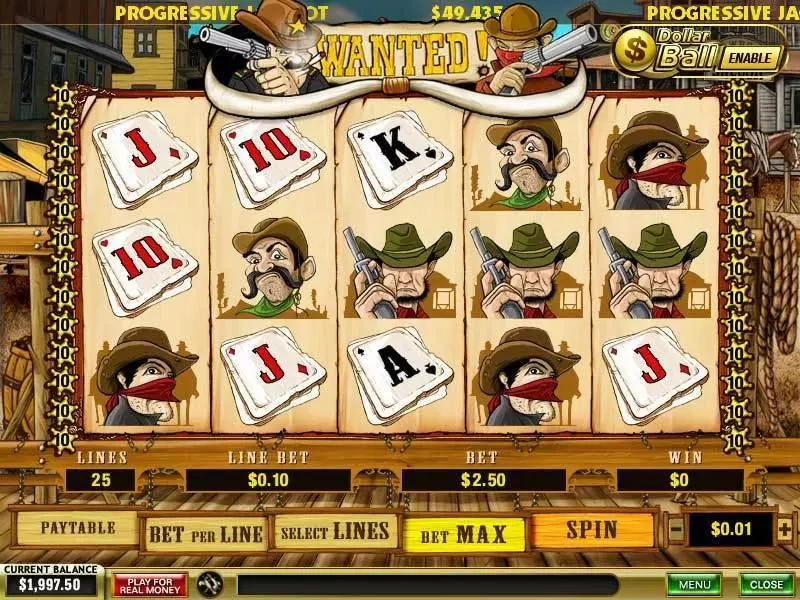 Wanted PlayTech Slot Game released in   - Second Screen Game