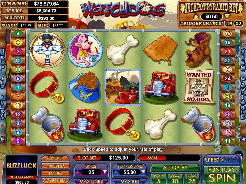Watchdog NuWorks Slot Game released in   - Jackpot bonus game