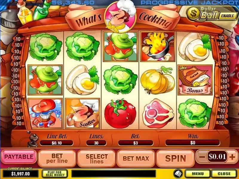 What's Cooking PlayTech Slot Game released in   - Free Spins