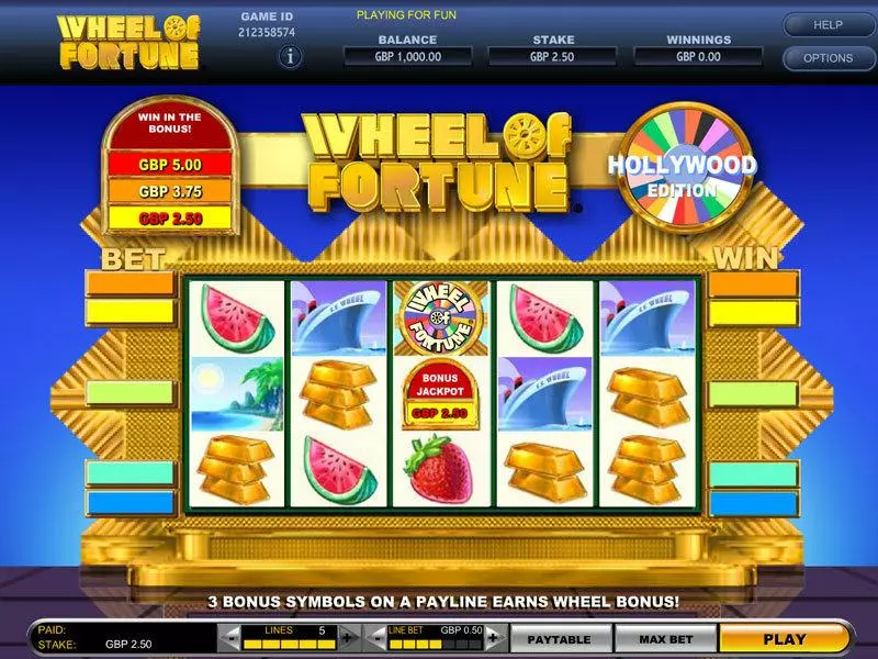 Wheel of Fortune Hollywood Edition IGT Slot Game released in   - Second Screen Game