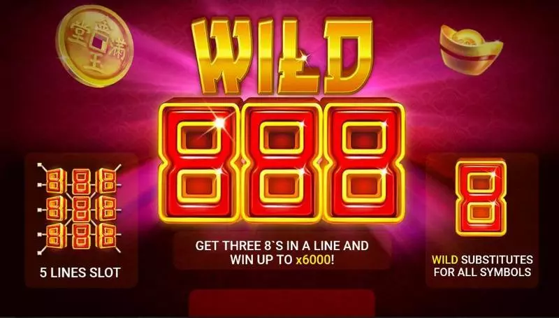 Wild 888 Booongo Slot Game released in September 2018 - 