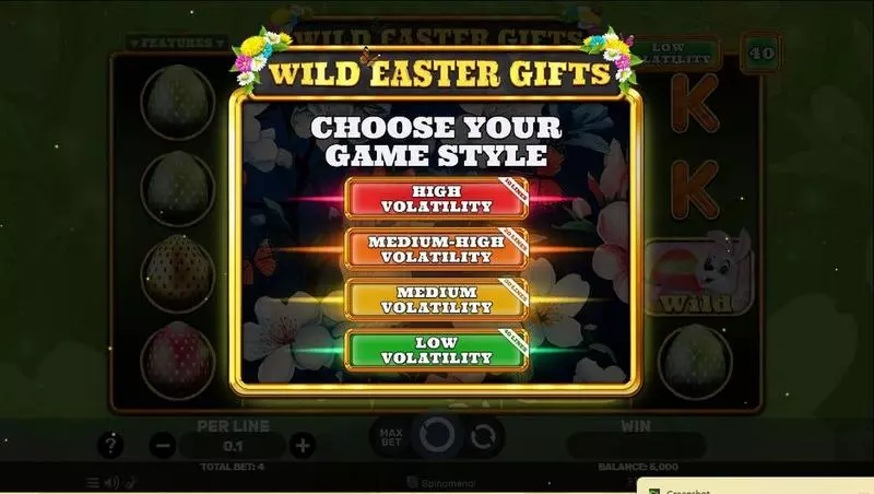 Wild Easter Gifts Spinomenal Slot Game released in March 2024 - 