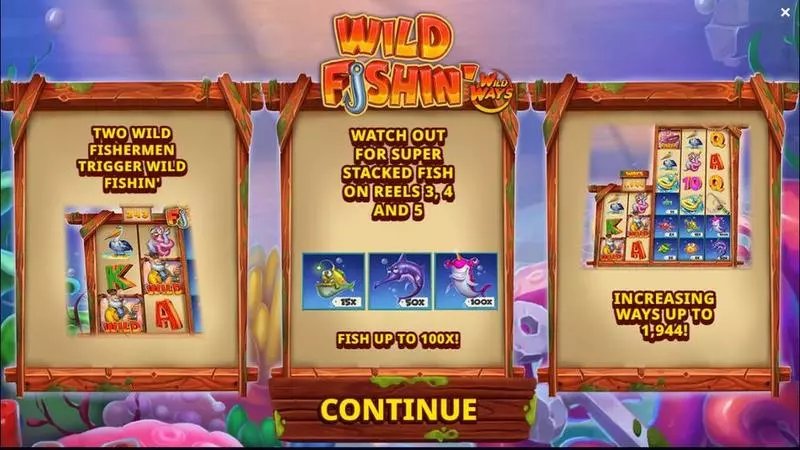 Wild Fishin Wild Ways Jelly Entertainment Slot Game released in September 2022 - Free Spins