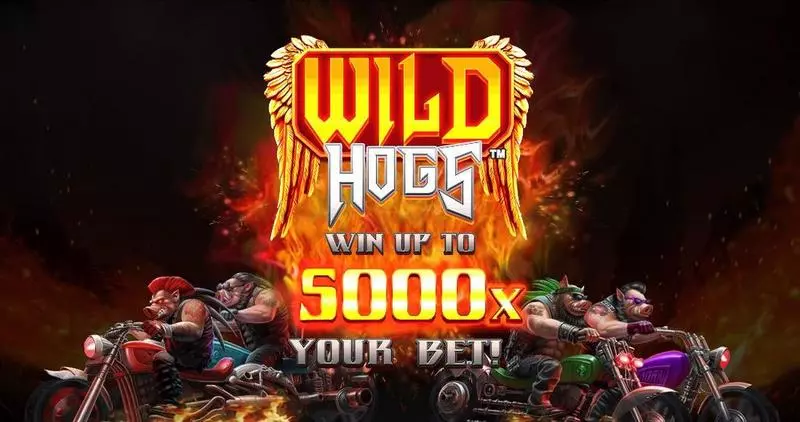 Wild Hogs StakeLogic Slot Game released in December 2023 - Wheel of Fortune