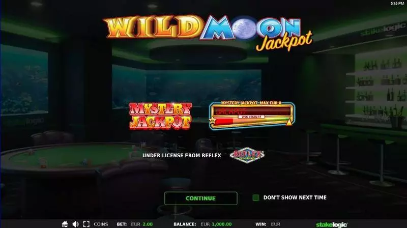 Wild Moon Jackpot StakeLogic Slot Game released in February 2019 - 