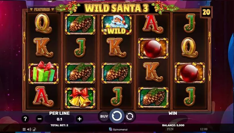 Wild Santa 3 Spinomenal Slot Game released in December 2023 - Re-Spin