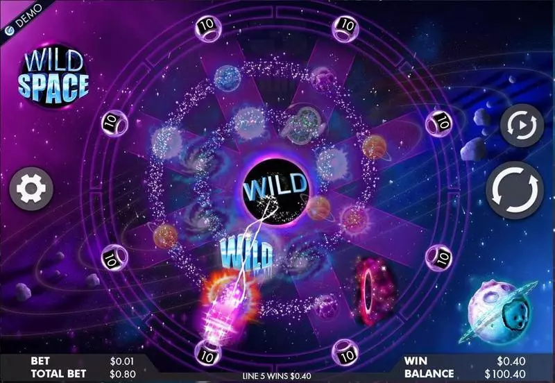 Wild Space Genesis Slot Game released in March 2017 - Re-Spin