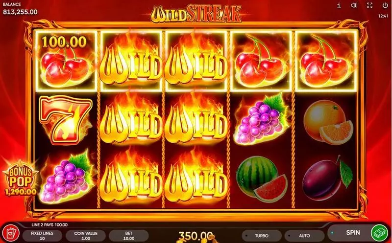 Wild Streak Endorphina Slot Game released in May 2020 - Free Spins