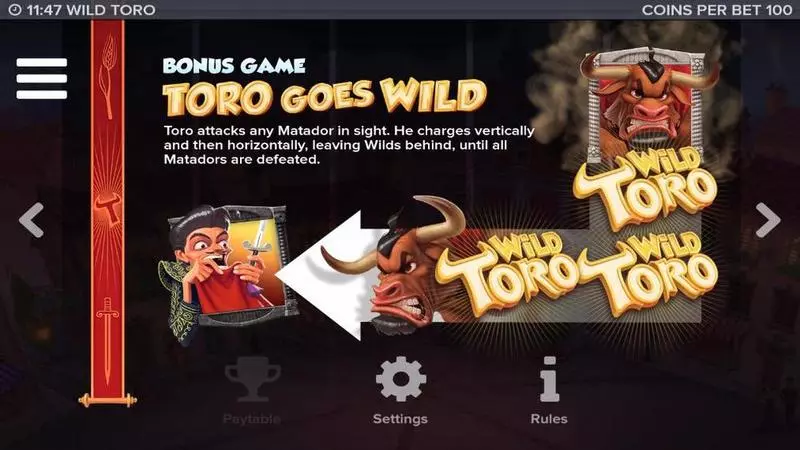 Wild Toro Elk Studios Slot Game released in  2016 - Re-Spin