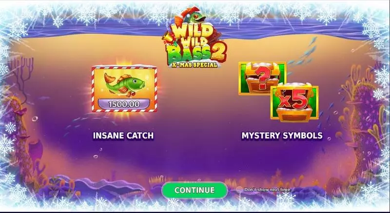Wild Wild Bass 2 Xmas Special StakeLogic Slot Game released in December 2023 - Super Wheel