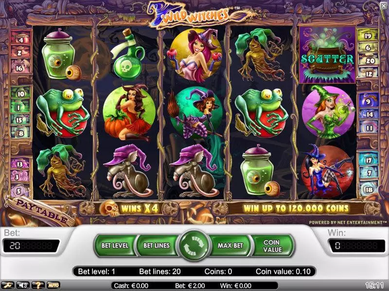 Wild Witches NetEnt Slot Game released in   - Free Spins
