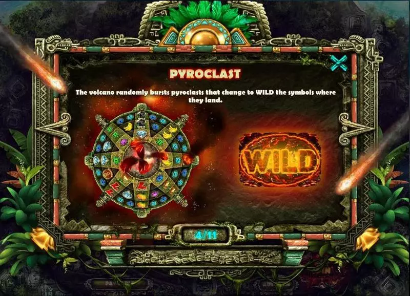 Wildcano Red Rake Gaming Slot Game released in May 2017 - On Reel Game